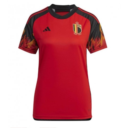 Dámy Fotbalový dres Belgie MS 2022 Domácí Krátký Rukáv